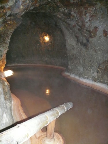 弓ヶ浜温泉湯楽亭の洞窟風呂