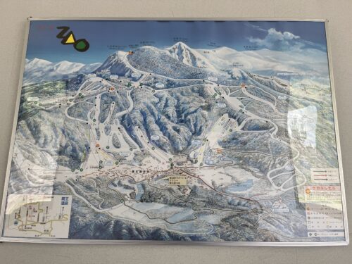 蔵王温泉スキー場MAP